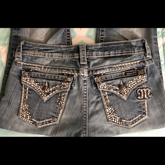 Miss Me—Rhinestone Bootcut Jean - Picture 3 of 6